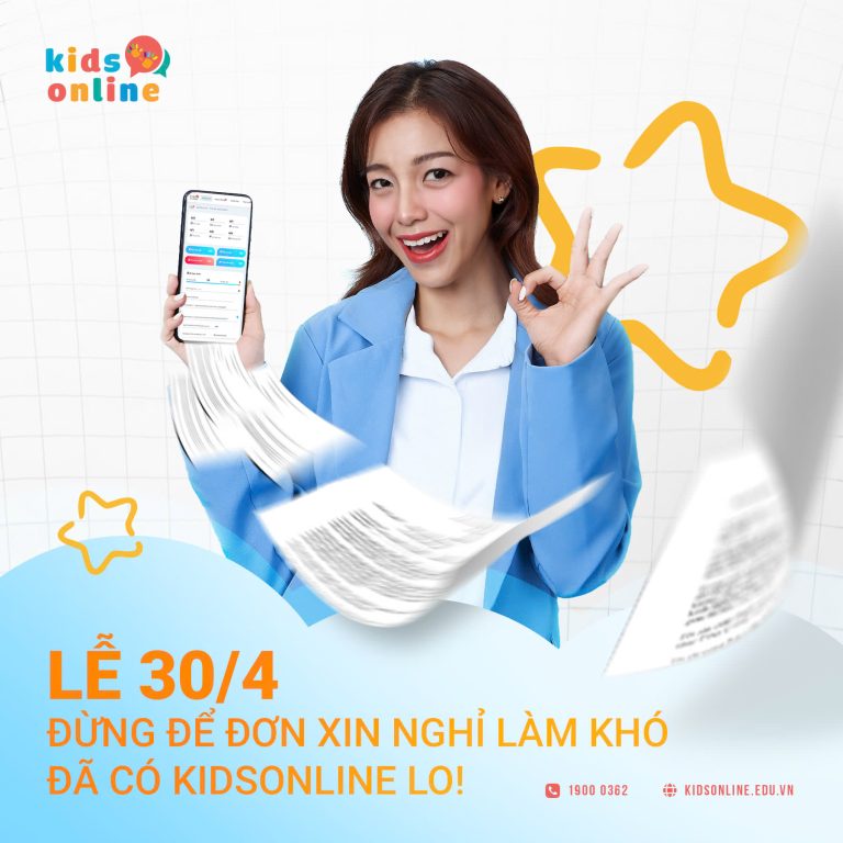 Tính năng Quản lý đơn xin nghỉ của KidsOnline